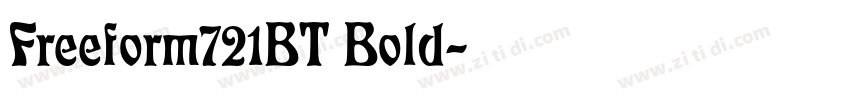 Freeform721BT Bold字体转换